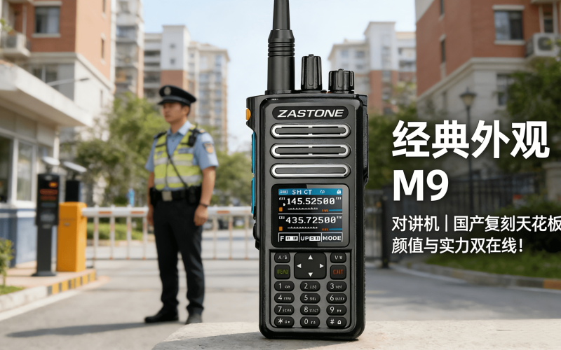 经典外观 M9 对讲机｜国产复刻天花板，颜值与实力双在线！