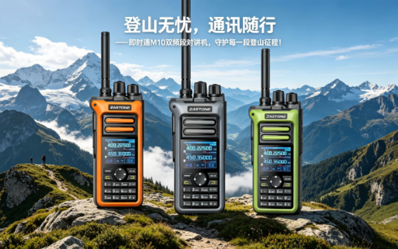 登山无忧，通讯随行&mdash;&mdash;即时通M10双频段对讲机，守护每一段登山征程！