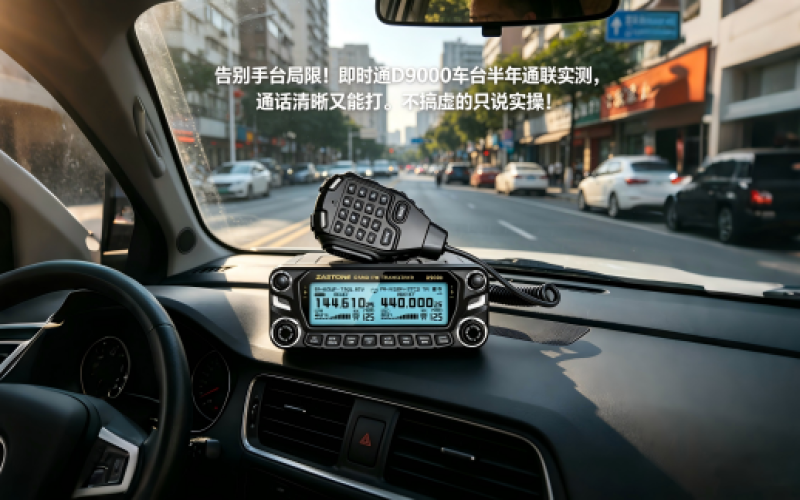 告别手台局限！即时通D9000车台半年通联实测，通话清晰又能打。不搞虚的只说实操！